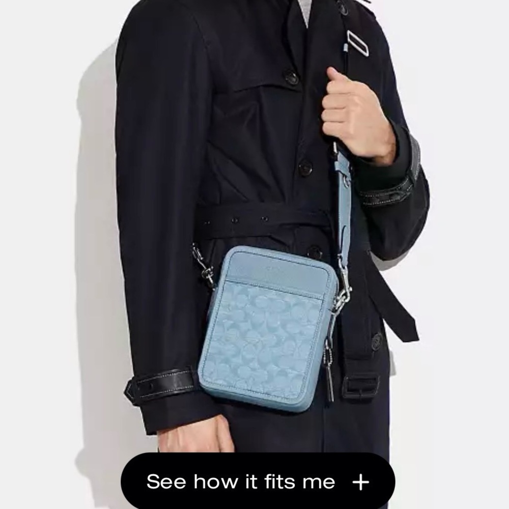 Coach Sullivan Crossbody In Signature Sullivan Chambray. New No Tag